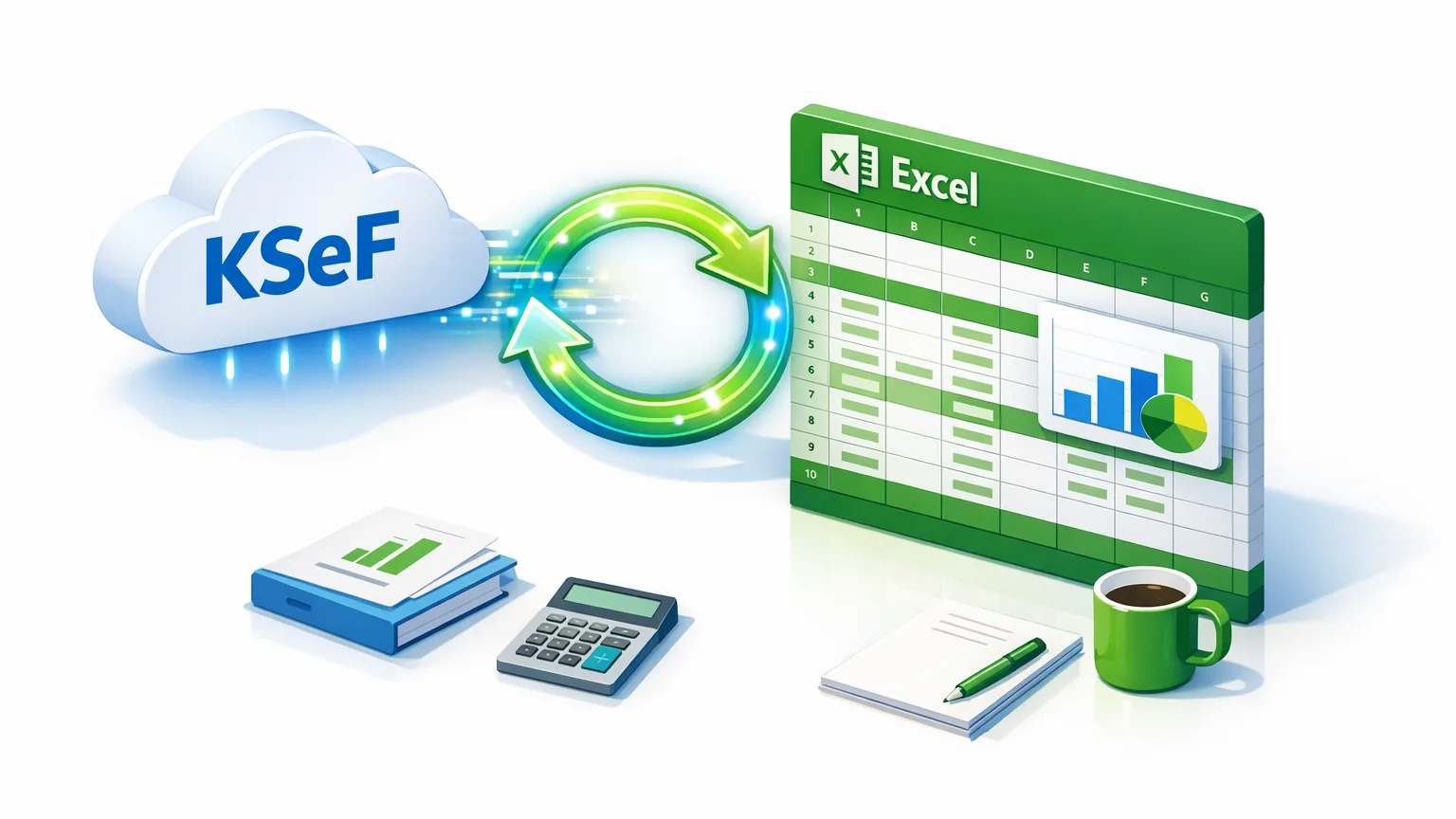 Automatyczny raport Excel z faktur KSeF przez Power Query